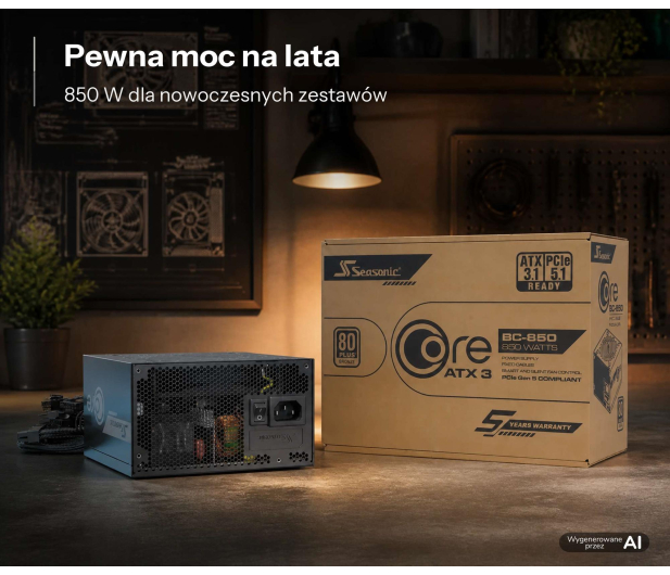 Seasonic Core BC 850W 80 Plus Bronze ATX 3.1 - 1603315 - zdjęcie 10